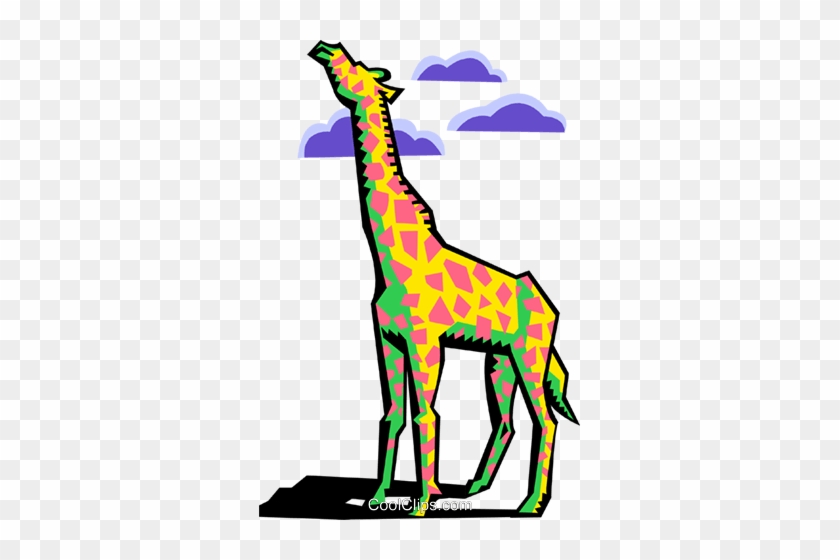 Jirafa Estilizada Libres De Derechos Ilustraciones - Girafa Estilizada #1728408