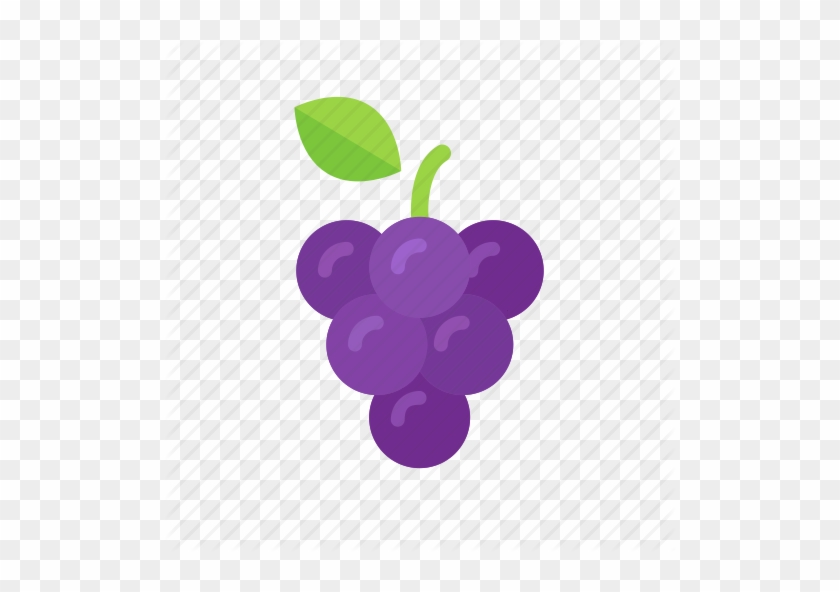 Grapes Vector Red Grape - Purple Grape Icon Png #1728435
