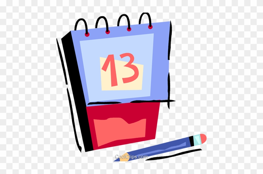 Calendário Com Lápis Livre De Direitos Vetores Clip - Calendario E Lapis Png #1728515