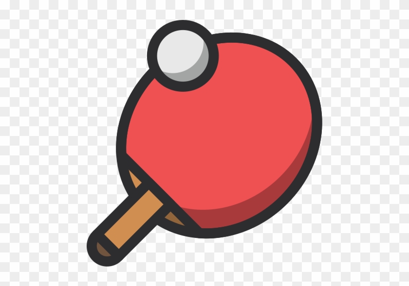 Ping Pong Clipart Transparent - Ping Pong Icon Png #1728530