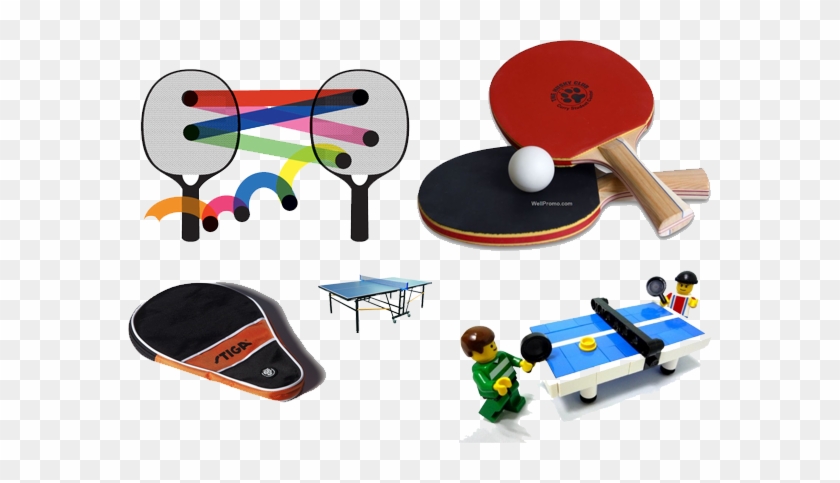 Raquetas Y Mesa De Ping Pong - Ping Pong Paddle #1728532