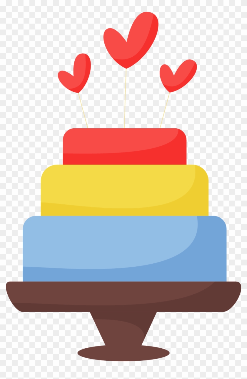 Wedding Cake Clipart Wedding In Love - Cake #1728549