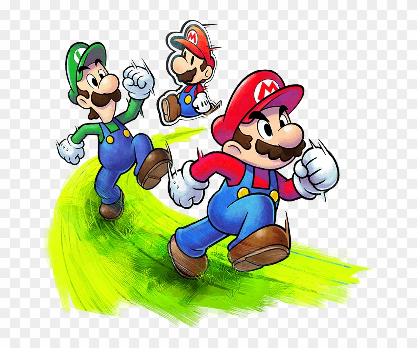 Nintendo Clipart Luigi - Mario Y Luigi Paper Jam #1728556