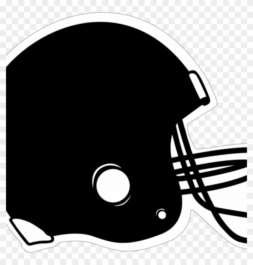 Football Helmet Clipart Black Football Helmet Clipart - Clip Art Football Helmet Printable #1728906