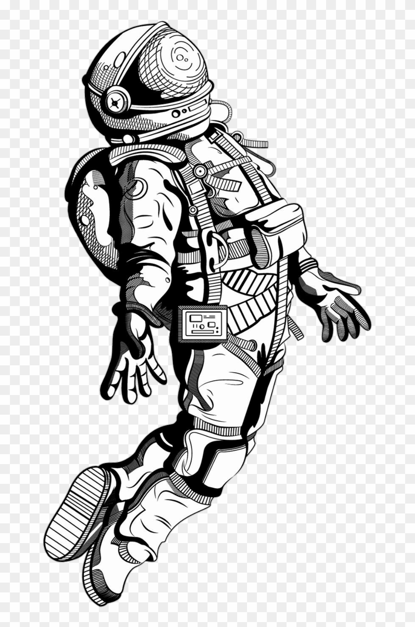#astronauta #espaço #space #nasa - Astronaut Drawing #1728924