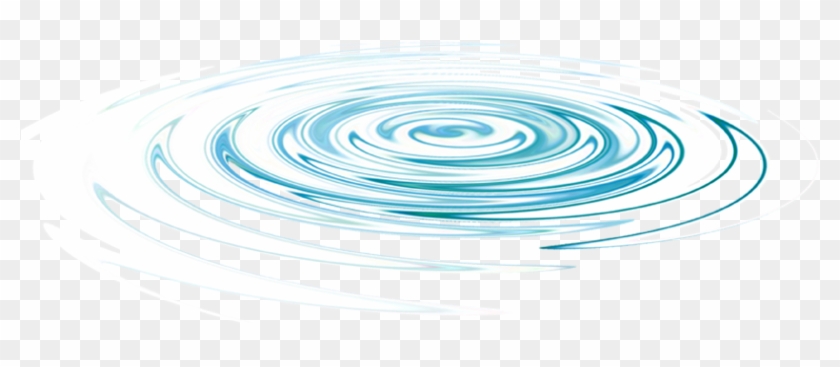 808 X 372 5 - Circular Water Ripples #1729017