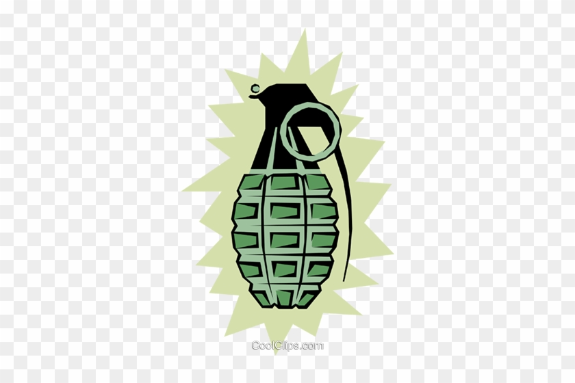 Hand Grenades Royalty Free Vector Clip Art Illustration - Illustration #1729076