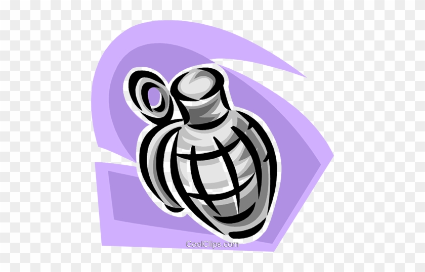 Hand Grenade Royalty Free Vector Clip Art Illustration - Illustration #1729079