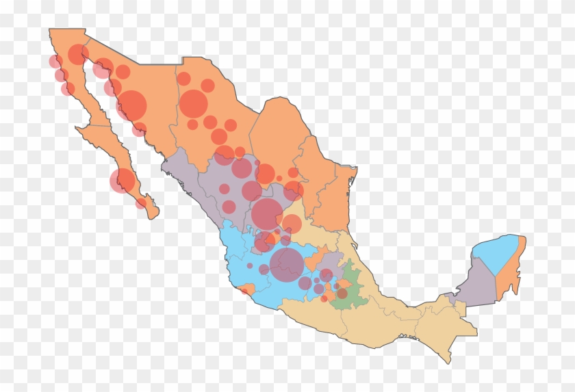 Panorama Del Agua - Mexico Map Transparent #1729160