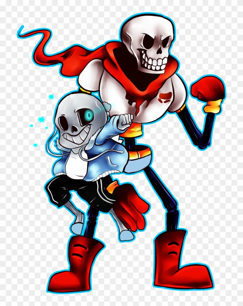 Papyrus Clip Art - Sans And Papyrus Poster #1729218