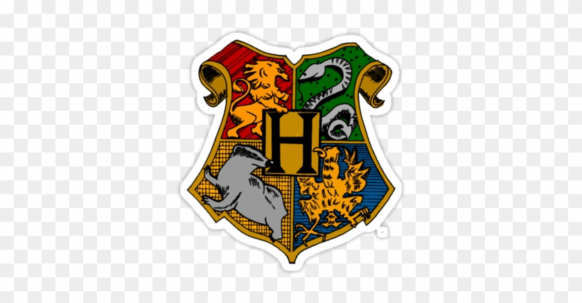Hogwarts Crest By Utherpendragon - Phone Sticker Harry Potter #1729249
