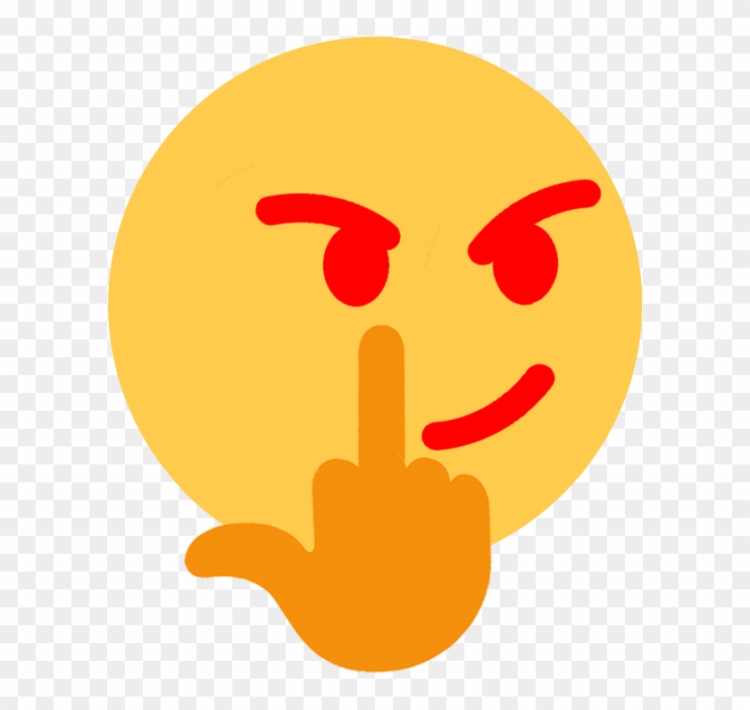 Yellow Orange Smile Emoticon - Fuck Emoji Png #1729290