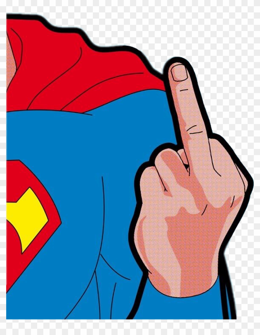 Fuckyou Sticker - Superman Fuck #1729292