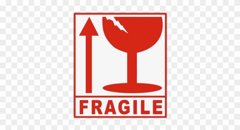Download Red Fragile Sign Transparent Png - Fragile Sign Png #1729495