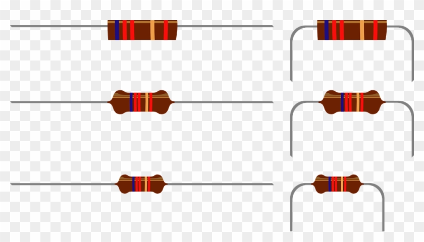 The Construction Of A Carbon Film Resistor - Resistor Clip Art #1729675