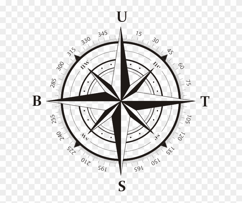 Brown Compass Rose Png #1729752