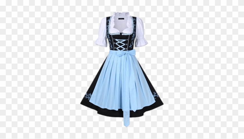 Bavarian Dirndl Dress - Dirndl Dress #1730005