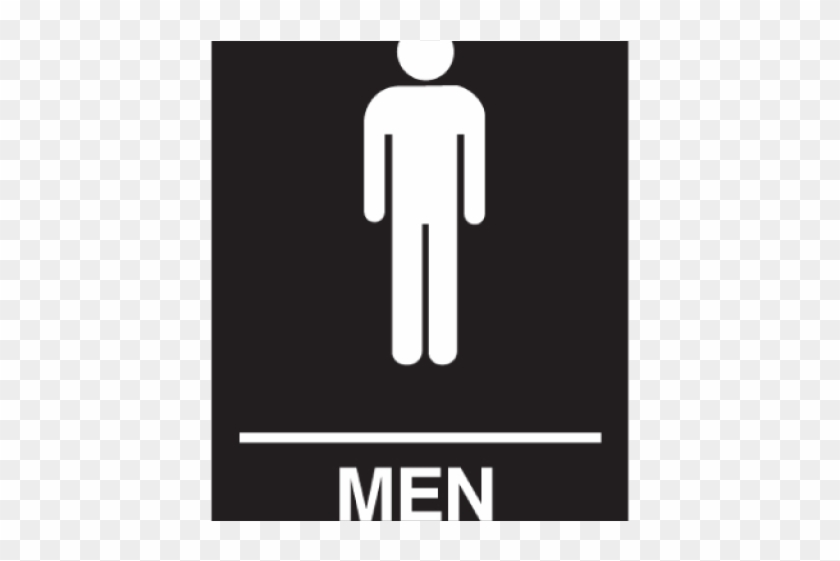 Bathroom Clipart Men's - Mens Bathroom Sign Png #1730024