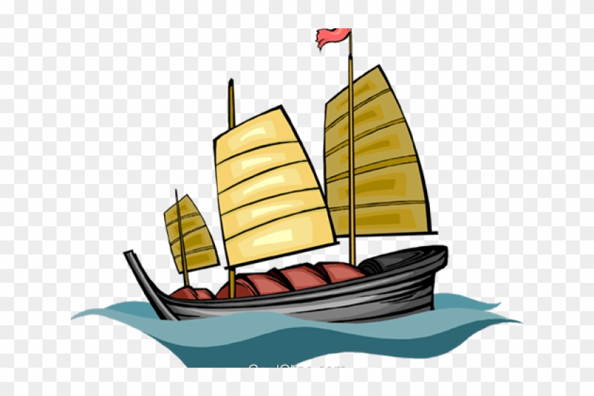 Sailboat Clipart Chinese - Sail #1730035