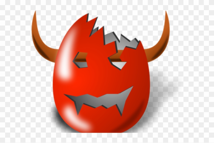 Horns Clipart Red Devil - Easter Egg Decorating Ideas #1730246