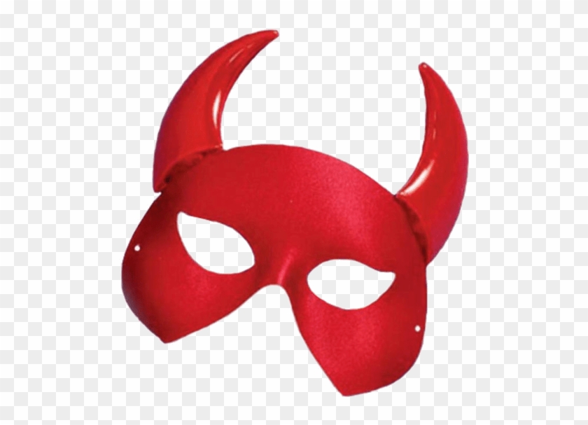Devil Horn Mask Transparent Png Clipart , Png Download - Devil Mask #1730247