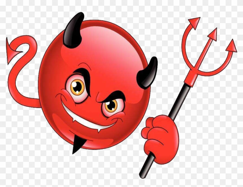 Satan Clipart Devil Emoji - Satan Clipart Devil Emoji #1730286