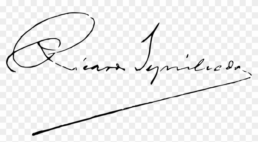 Firma De Ricardo Sepúlveda, Blanco Y Negro, 31 05 - Line Art #1730304