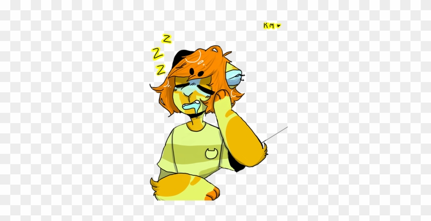 Majorart007 1 0 Sleepy Sharky By Kmthesharky - Cartoon #1730327