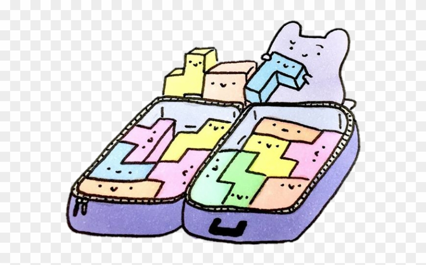 Pack Packing Suitcase Tetris Game Illustration Holiday - Pack Packing Suitcase Tetris Game Illustration Holiday #1730356