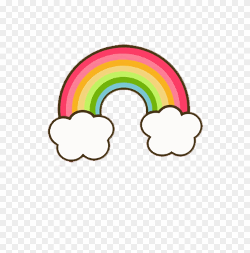 Nubes Sticker - Rainbow Cute #1730459