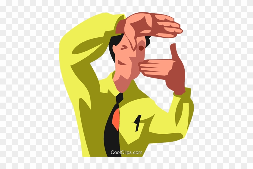 Empresário Com Foco Na Livre De Direitos Vetores Clip - Schwerpunkte Clipart #1730536