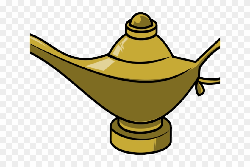 Lamp Clipart Cute - Aladdin Lamp Clipart Png #1730543