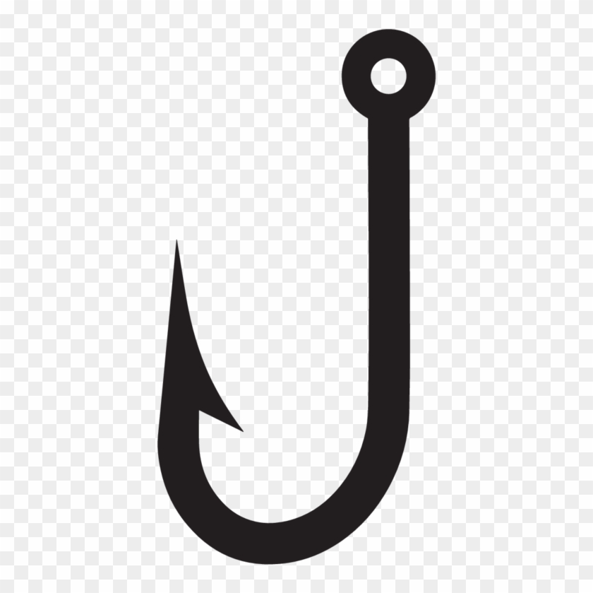Fishing Hook Icon Sticker - Emblem #1730595