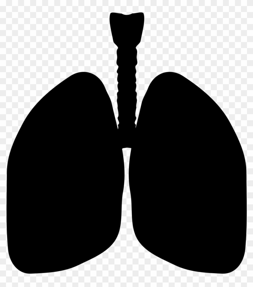 Lungs Clipart Biological Science - Black Lungs Clipart #1730663