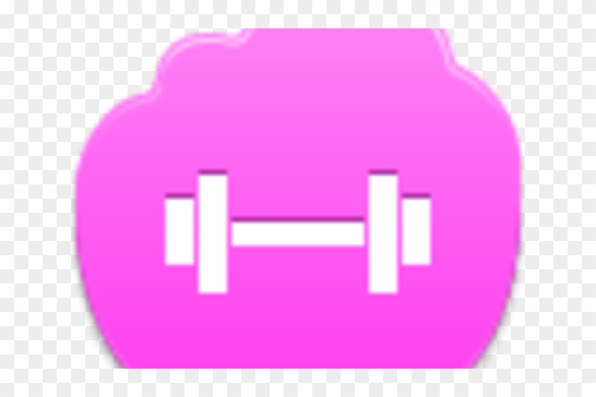 Pink Clipart Barbell - Facebook #1730720