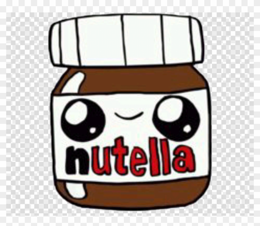 Cute Easy Drawings Clipart Drawing Sketch - Cartoon Nutella #1730784