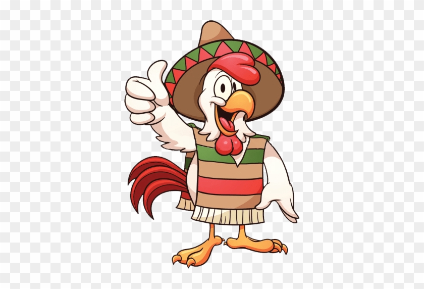 El Pollo Clipart - Mexican Chicken Cartoon #1730858
