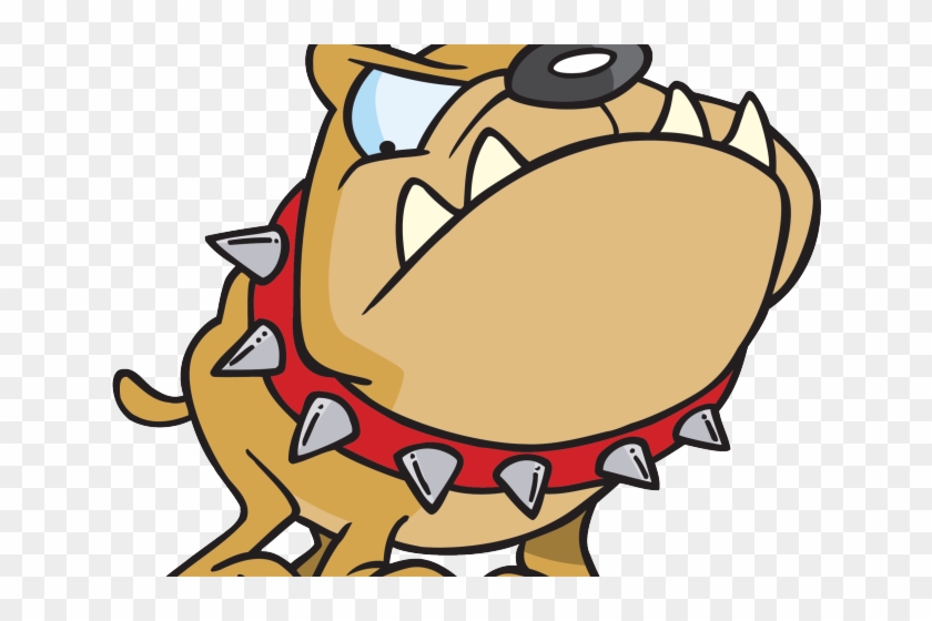Cartoon Mean Dog - Mean Dog Clipart Png #1730935