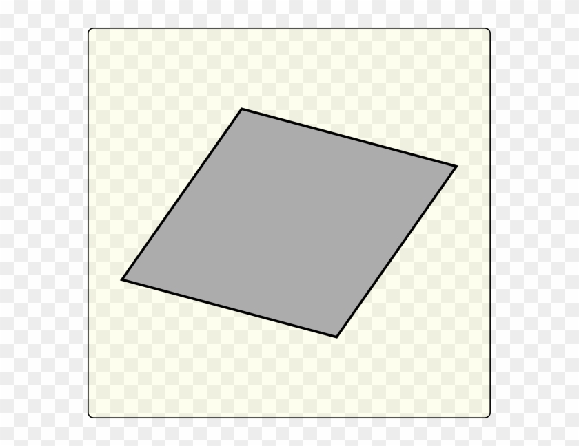 Does A Rhombus Look Like Clipart Rhombus Shape Geometry - Paper #1730966