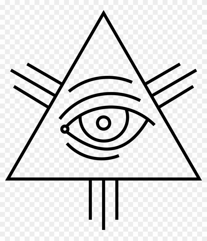 Triangolo Illuminati Png - Eye Of Providence #1730997