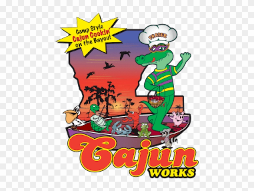 Custom "fraser" Gator Door Pull For Cajun Works Restaurant - Cartoon #1731116