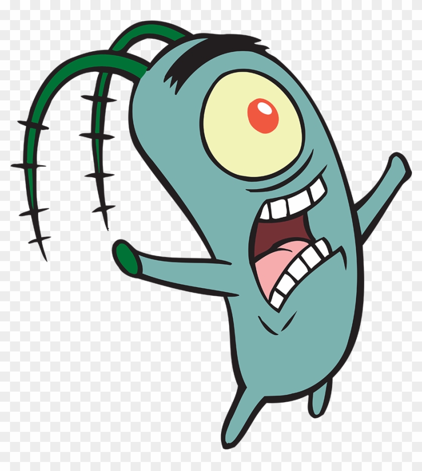 Plankton Transparent Phytoplankton Clipart Pictures - Spongebob One Eyed Character #1731181