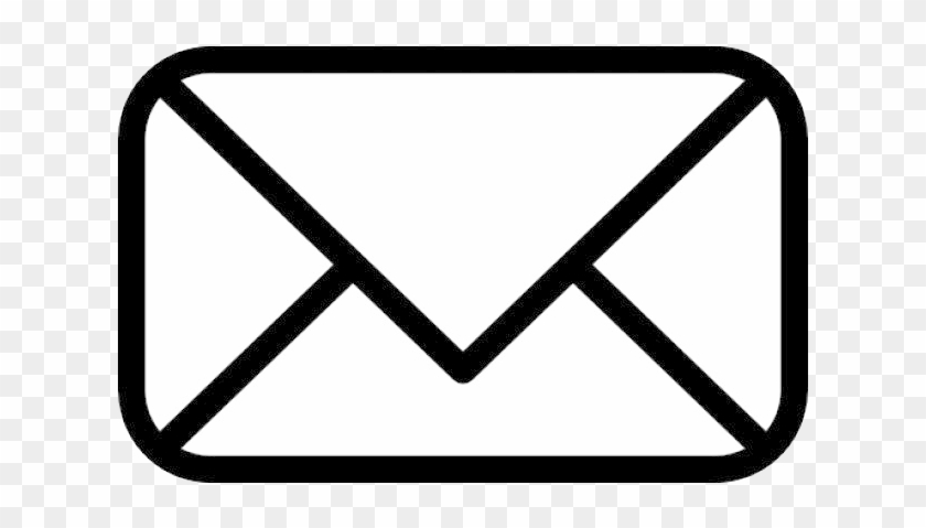 Email Icon Png White Color #1731299
