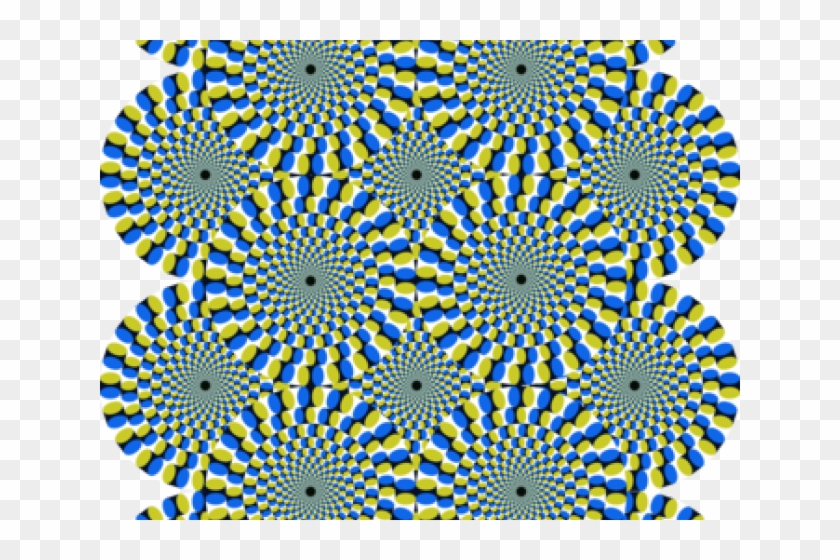Illusion Clipart Eye - Try To Find The Black Dot #1731363