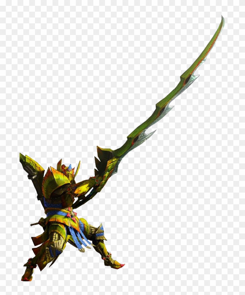 Mh4-long Sword Equipment Render 001 - Najarala Longsword #1731382