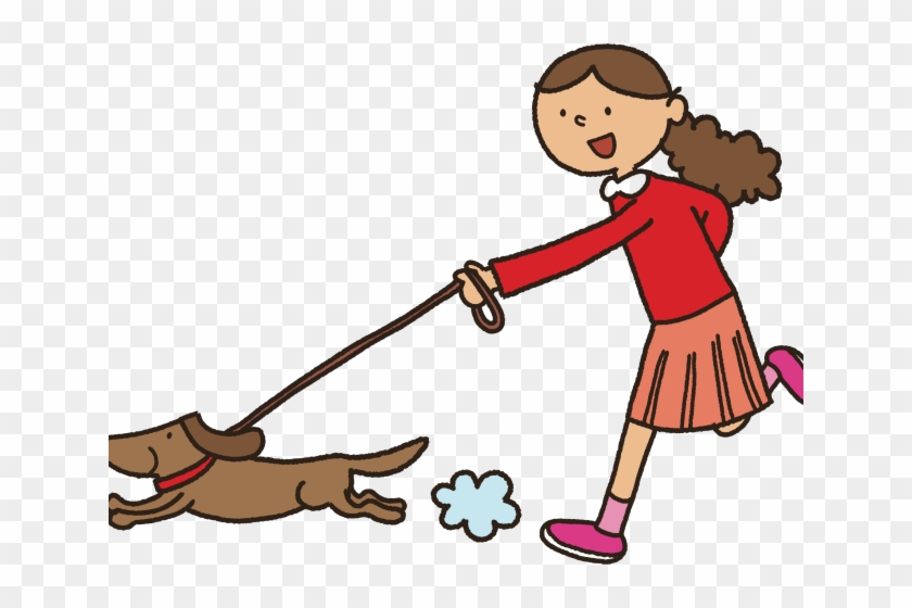 Dog Clipart Clipart Dog Walk - Walk The Dog Clipart #1731539