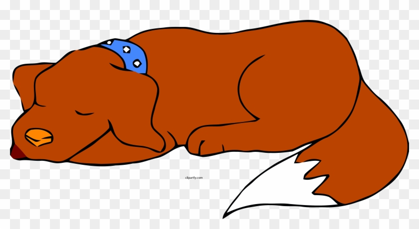 Dog Sleeping Brown Color Clipart Png - Dog Sleeping Brown Color Clipart Png #1731546
