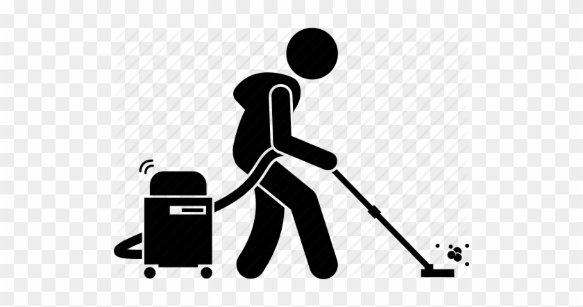 Vector Royalty Free Download At Getdrawings Com Free - Man With Vacuum Cleaner Png #1731568