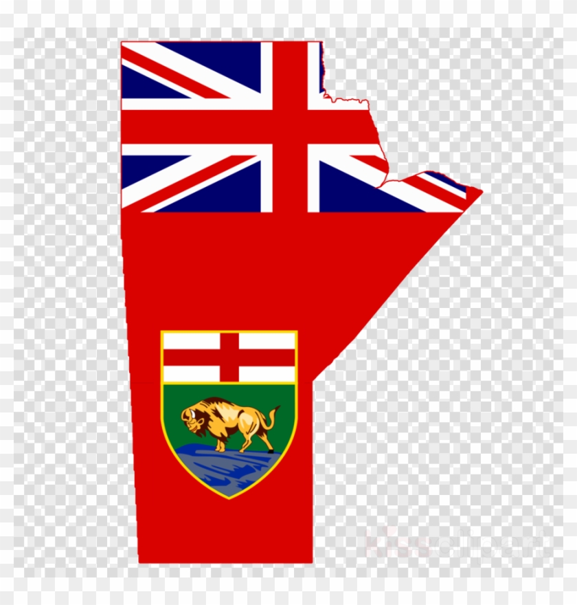 Flag Of Cook Island Clipart National Flag Flag Of New - Manitoba Map With Flag #1731660