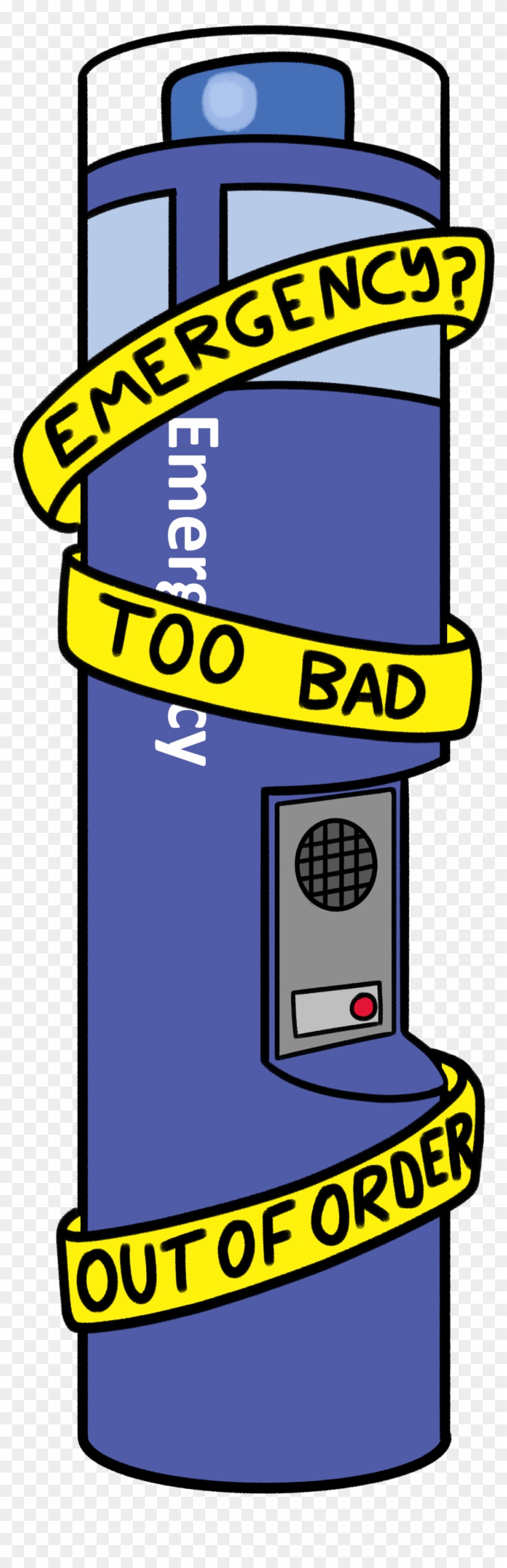 Emergency Call Box Unrepaired For Months - Emergency Call Box Unrepaired For Months #1731661